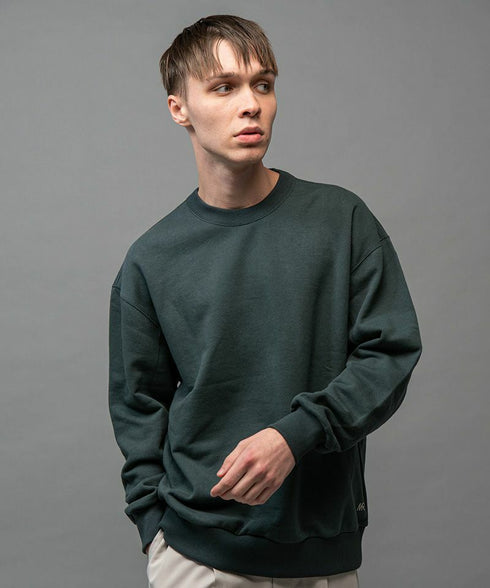 MR.OLIVE/COTTON BASIC URAKE -STANDARD CREW NECK SWEAT SHIRTミスターオリーブ/コットンベーシック裏毛/スタンダードクルーネックスウェット
